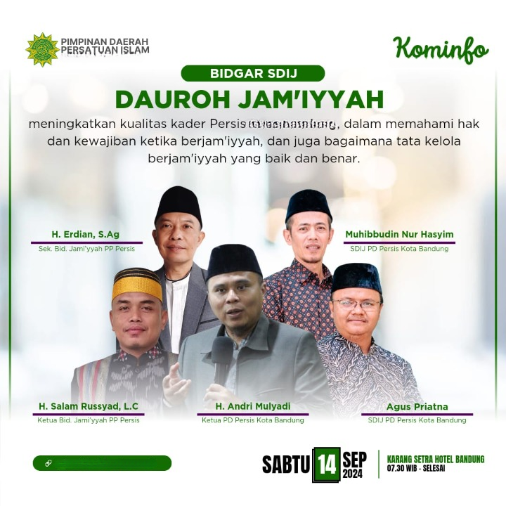 Dauroh Jamiyyah SDIJ PD PERSIS Kabupaten Tanah Datar